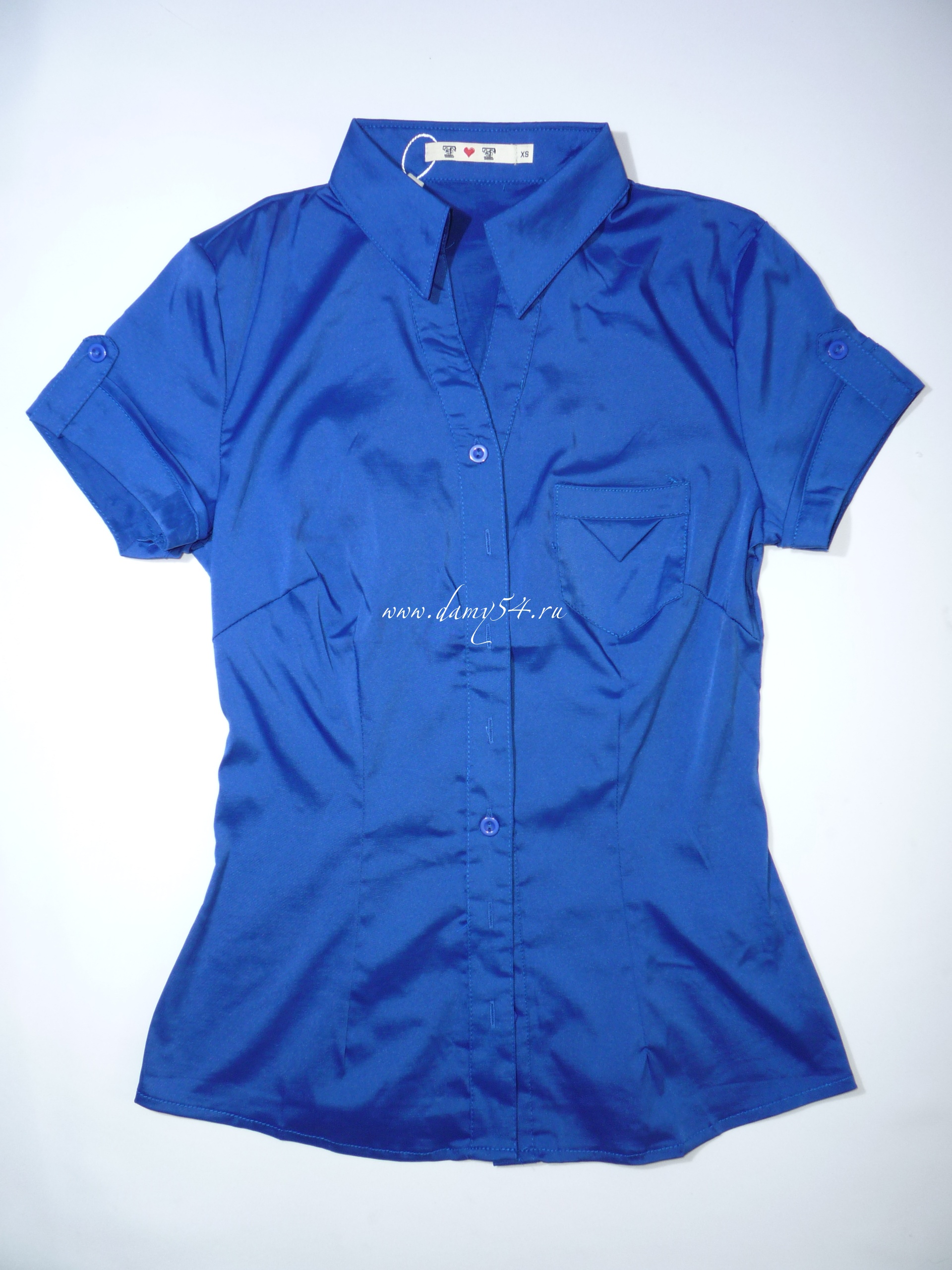 МТ37-2 блузка голубой